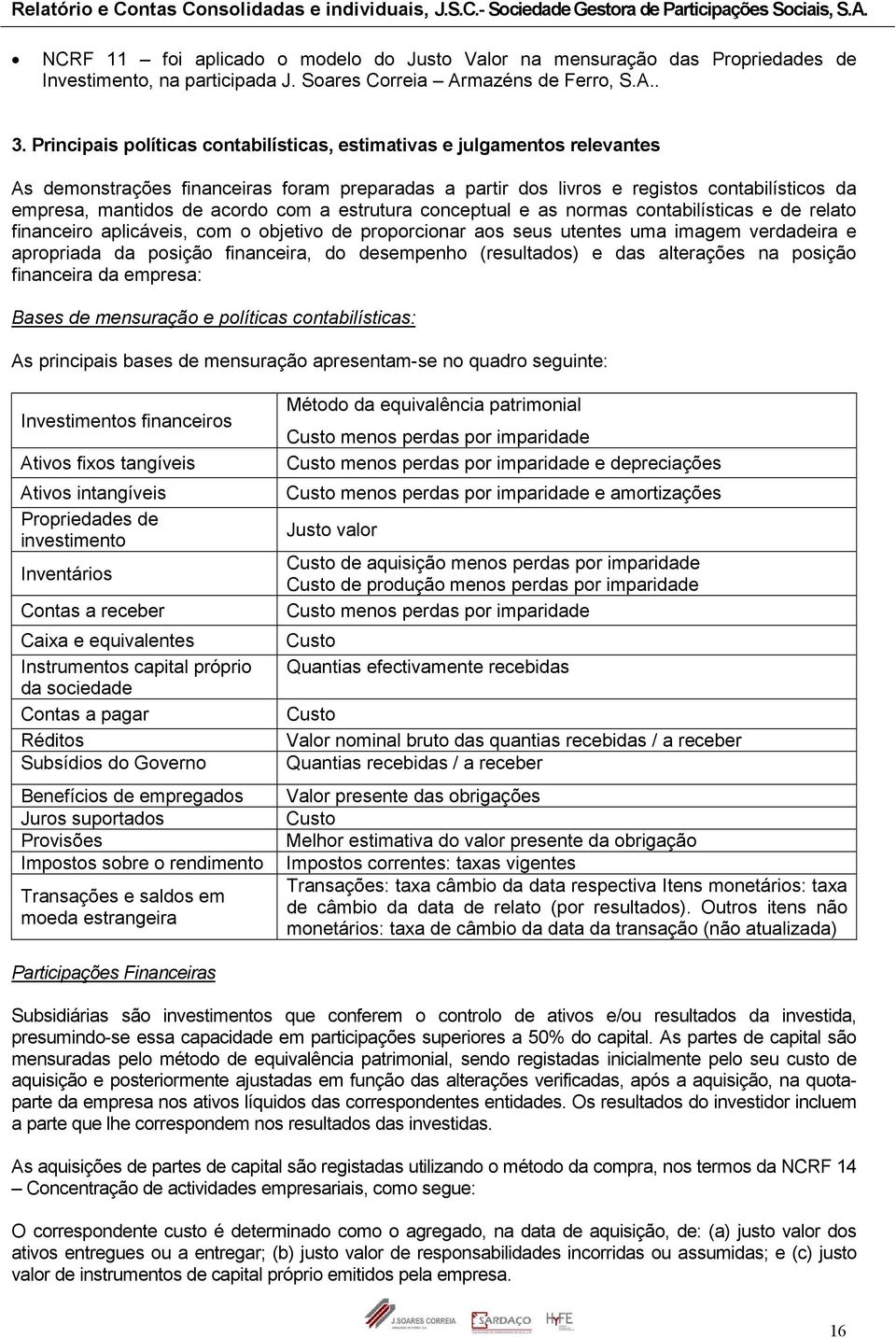 com a estrutura conceptual e as normas contabilísticas e de relato financeiro aplicáveis, com o objetivo de proporcionar aos seus utentes uma imagem verdadeira e apropriada da posição financeira, do