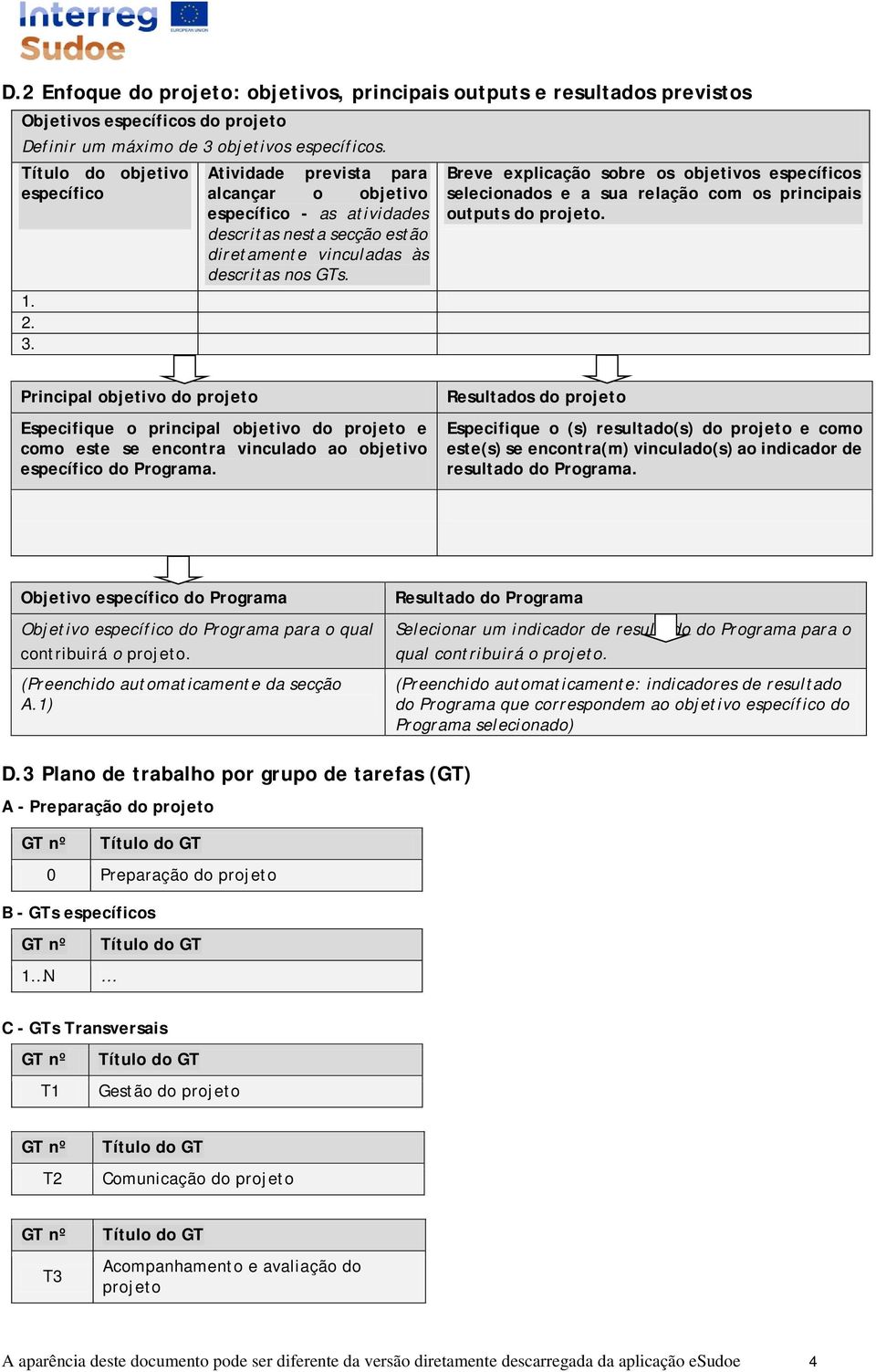 Atividade prevista para alcançar o objetivo específico - as atividades descritas nesta secção estão diretamente vinculadas às descritas nos GTs.