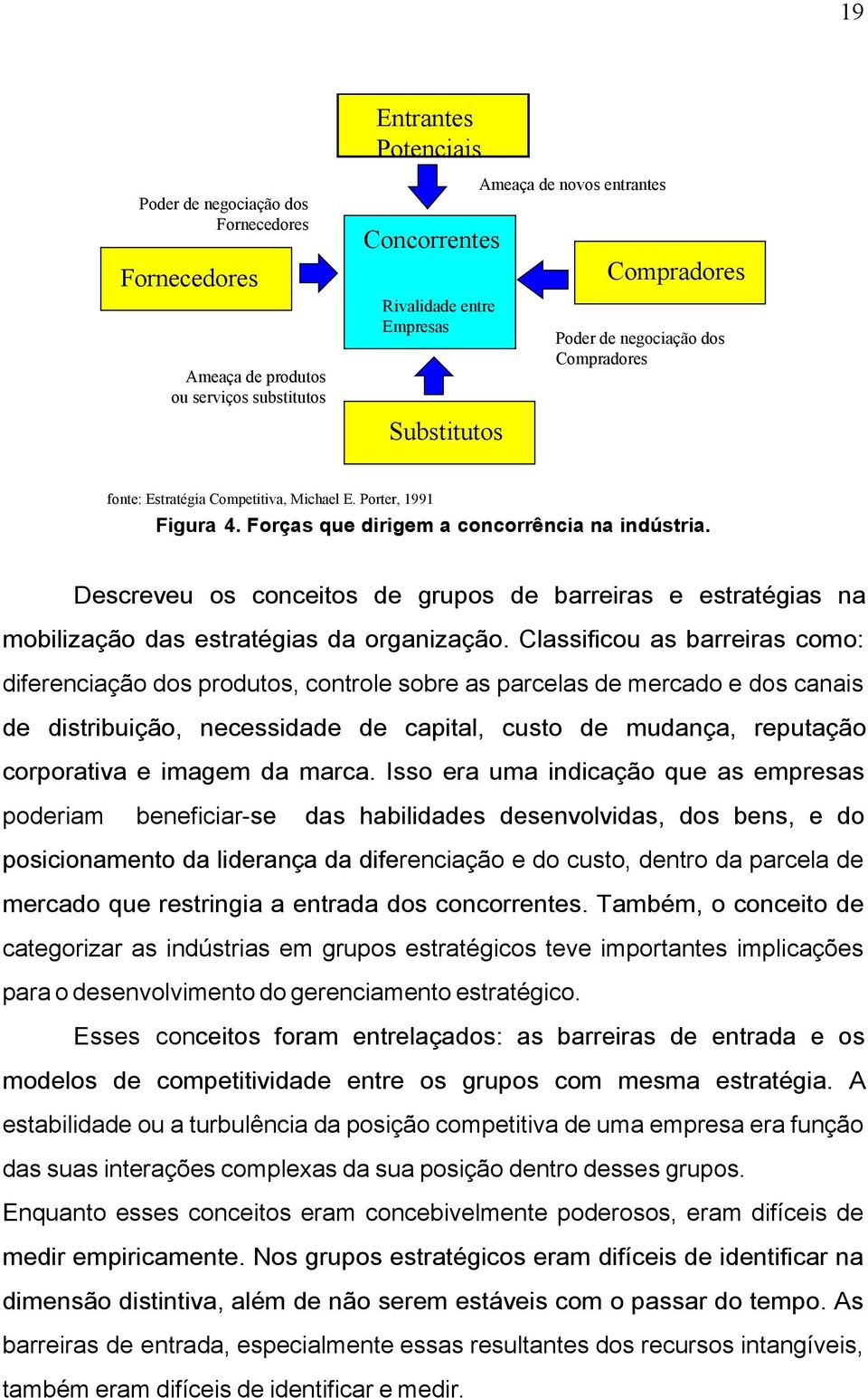 Descreveu os conceitos de grupos de barreiras e estratégias na mobilização das estratégias da organização.