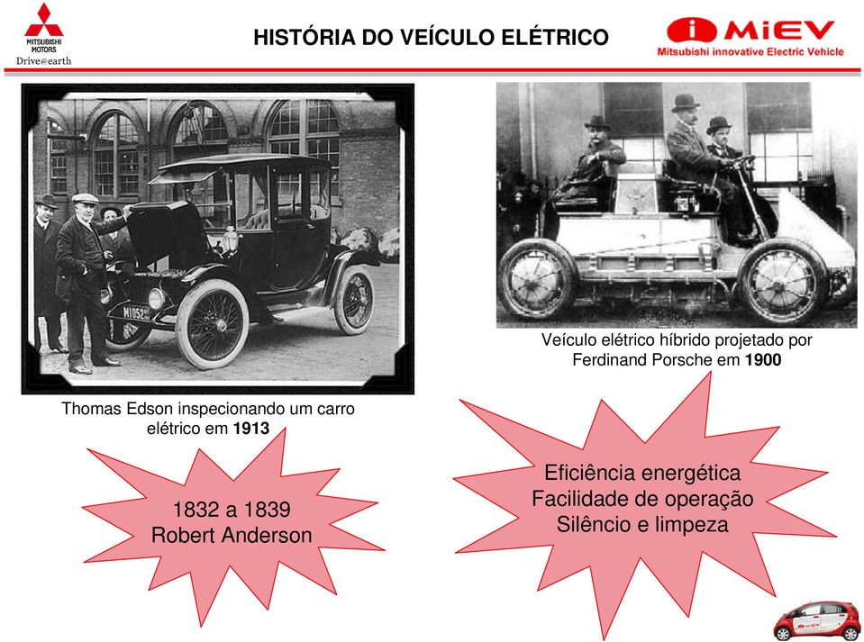 inspecionando um carro elétrico em 1913 1832 a 1839 Robert