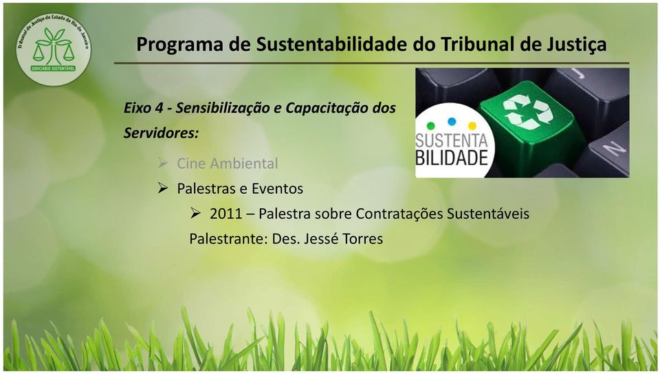 Eventos 2011 Palestra sobre Contratações