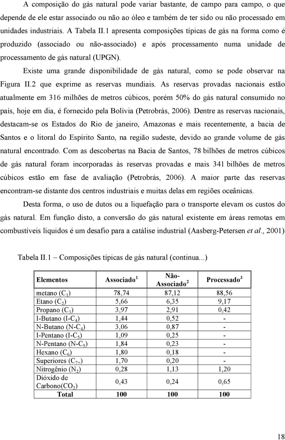 Existe uma grande disponibilidade de gás natural, como se pode observar na Figura II.2 que exprime as reservas mundiais.