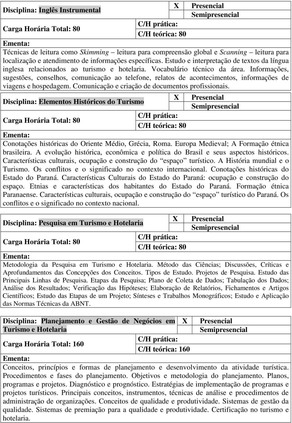 Informações, sugestões, conselhos, comunicação ao telefone, relatos de acontecimentos, informações de viagens e hospedagem. Comunicação e criação de documentos profissionais.