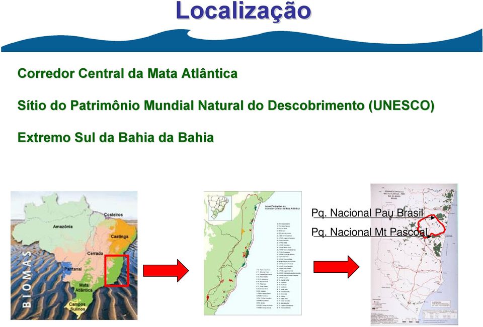 Descobrimento (UNESCO) Extremo Sul da Bahia da
