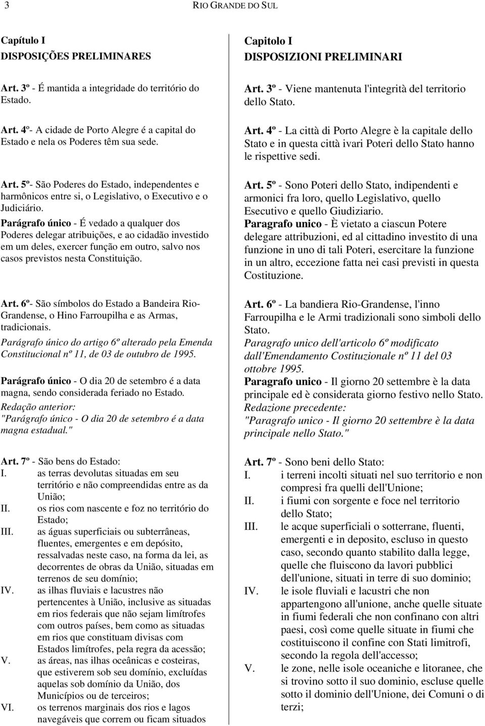 Parágrafo único - É vedado a qualquer dos Poderes delegar atribuições, e ao cidadão investido em um deles, exercer função em outro, salvo nos casos previstos nesta Constituição. Art.