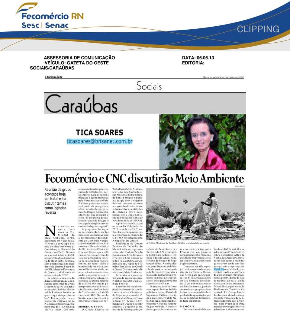 06.13 VEÍCULO: GAZETA