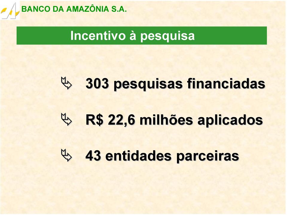 financiadas R$ 22,6