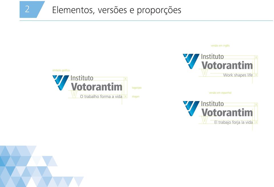 X símbolo gráfico X X X