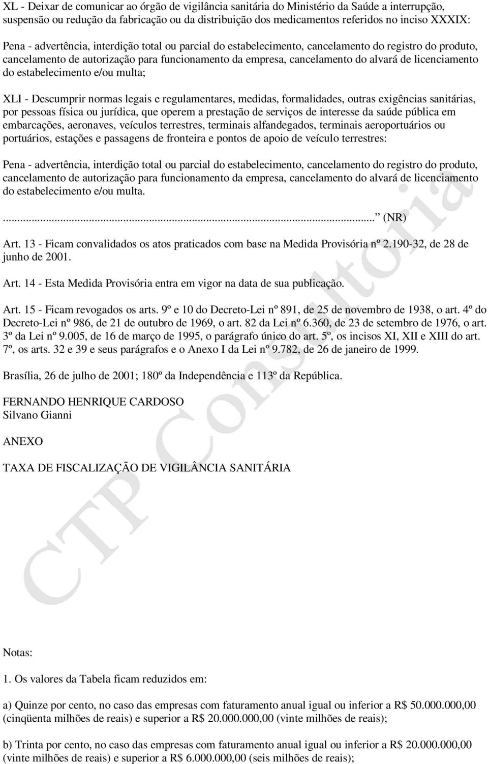 do estabelecimento e/ou multa; XLI - Descumprir normas legais e regulamentares, medidas, formalidades, outras exigências sanitárias, por pessoas física ou jurídica, que operem a prestação de serviços