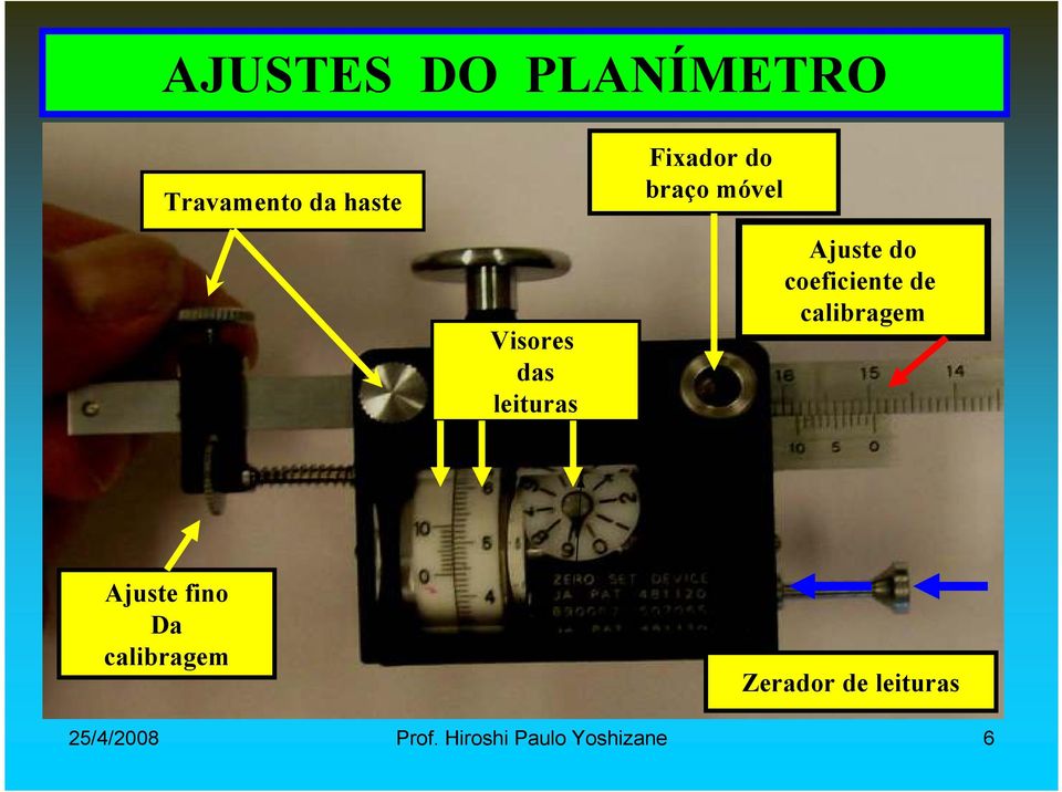 coeficiente de calibragem Ajuste fino Da calibragem