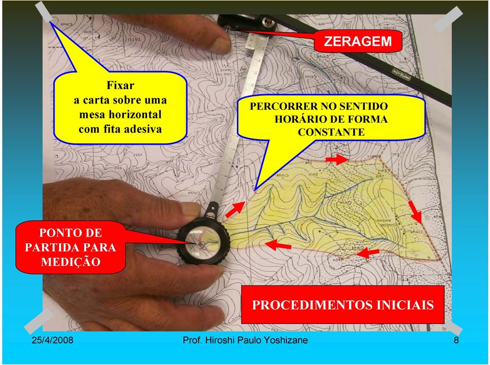 CONSTANTE PONTO DE PARTIDA PARA MEDIÇÃO