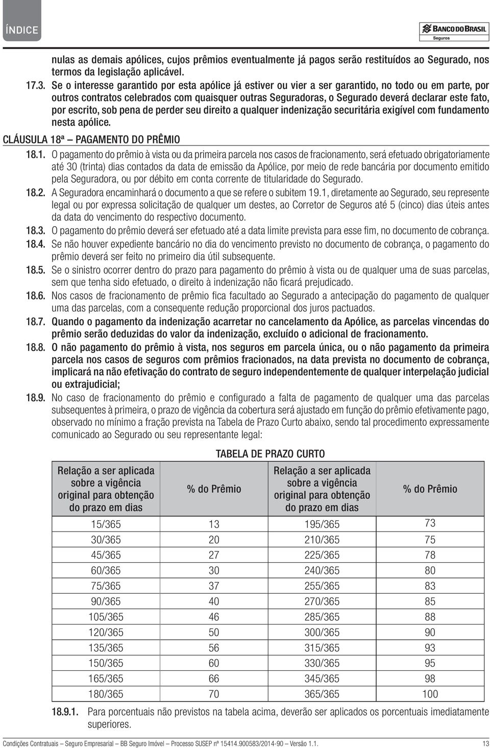 fato, por escrito, sob pena de perder seu direito a qualquer indenização securitária exigível com fundamento nesta apólice. Cláusula 18