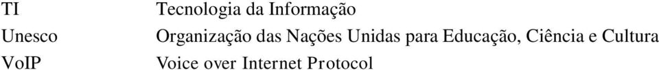 Nações Unidas para Educação,