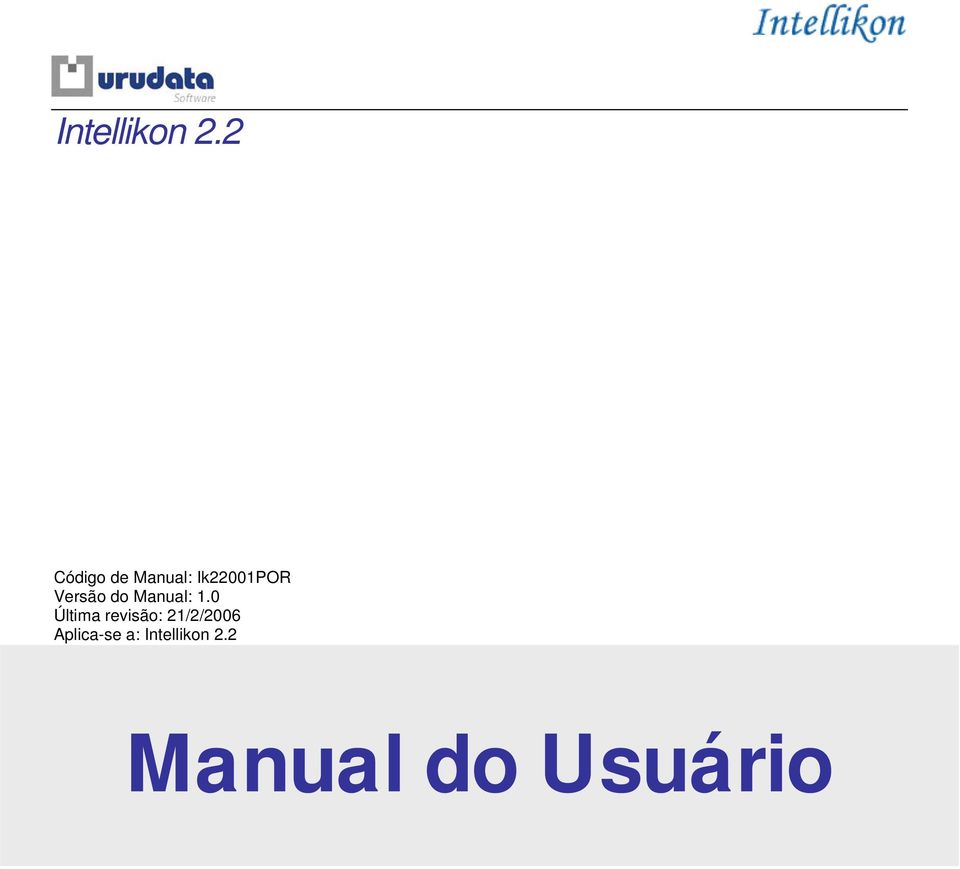 Versão do Manual: 1.