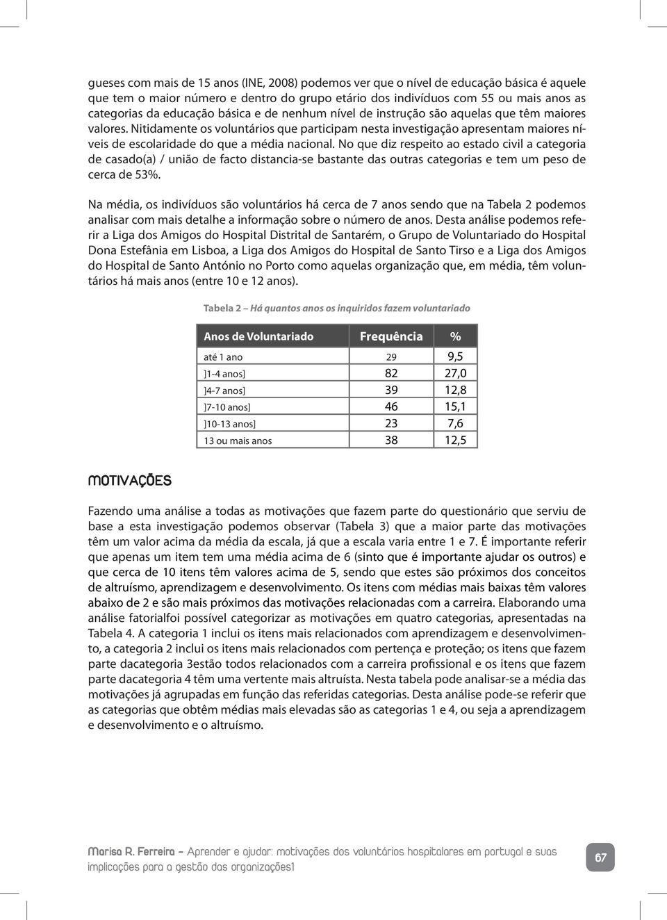 Nitidamente os voluntários que participam nesta investigação apresentam maiores níveis de escolaridade do que a média nacional.