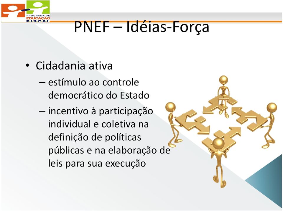 à participação individual e coletiva na definição de