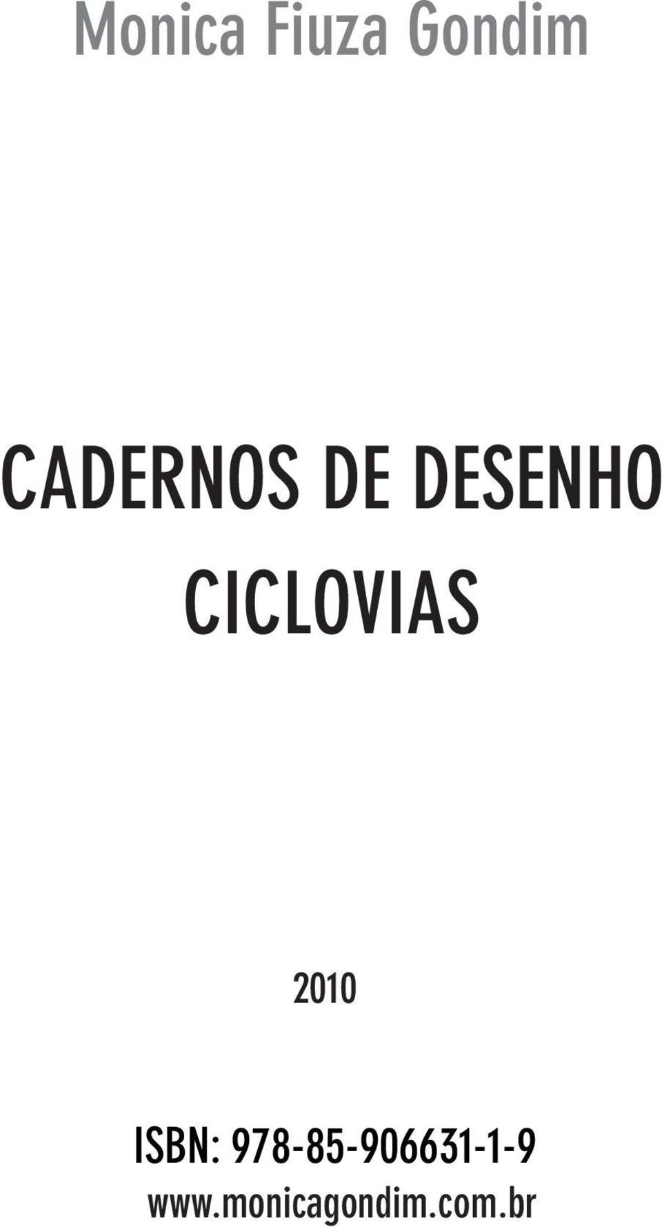 CICLOVIAS 2010 ISBN: