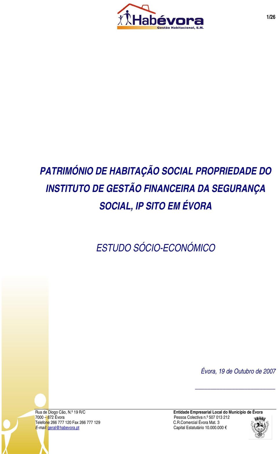 FINANCEIRA DA SEGURANÇA SOCIAL, IP SITO EM