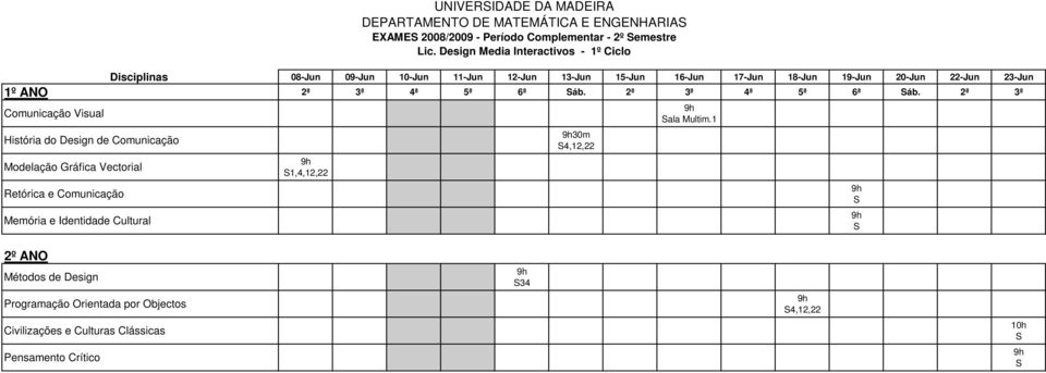 ANO 2ª 3ª 4ª 5ª 6ª áb.