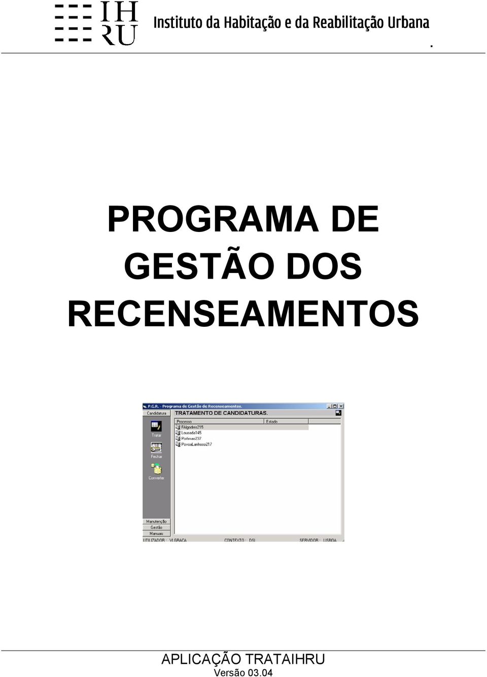 RECENSEAMENTOS