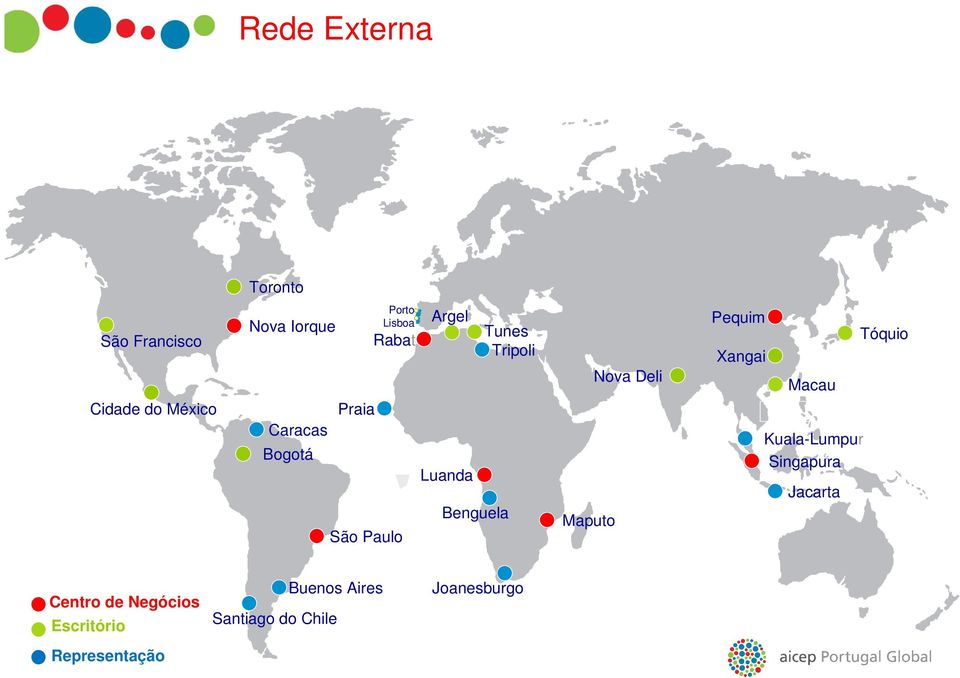Maputo Nova Deli Pequim Tóquio Xangai Macau Kuala-Lumpur Singapura Jacarta