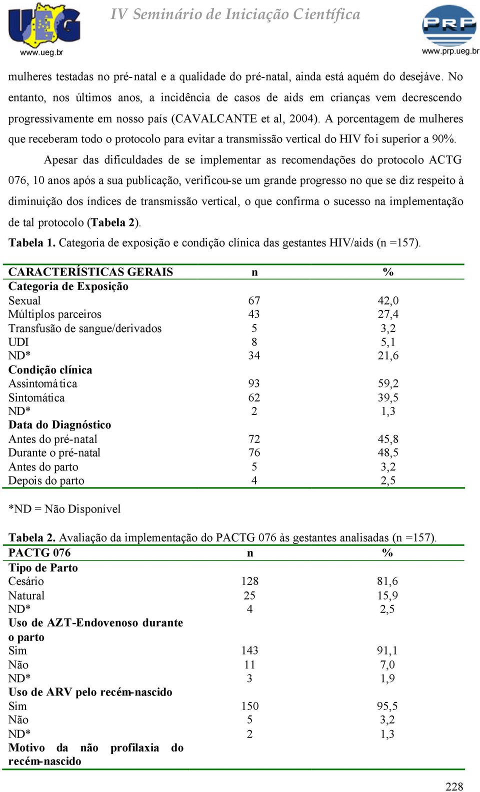 A porcentagem de mulheres que receberam todo o protocolo para evitar a transmissão vertical do HIV foi superior a 90%.