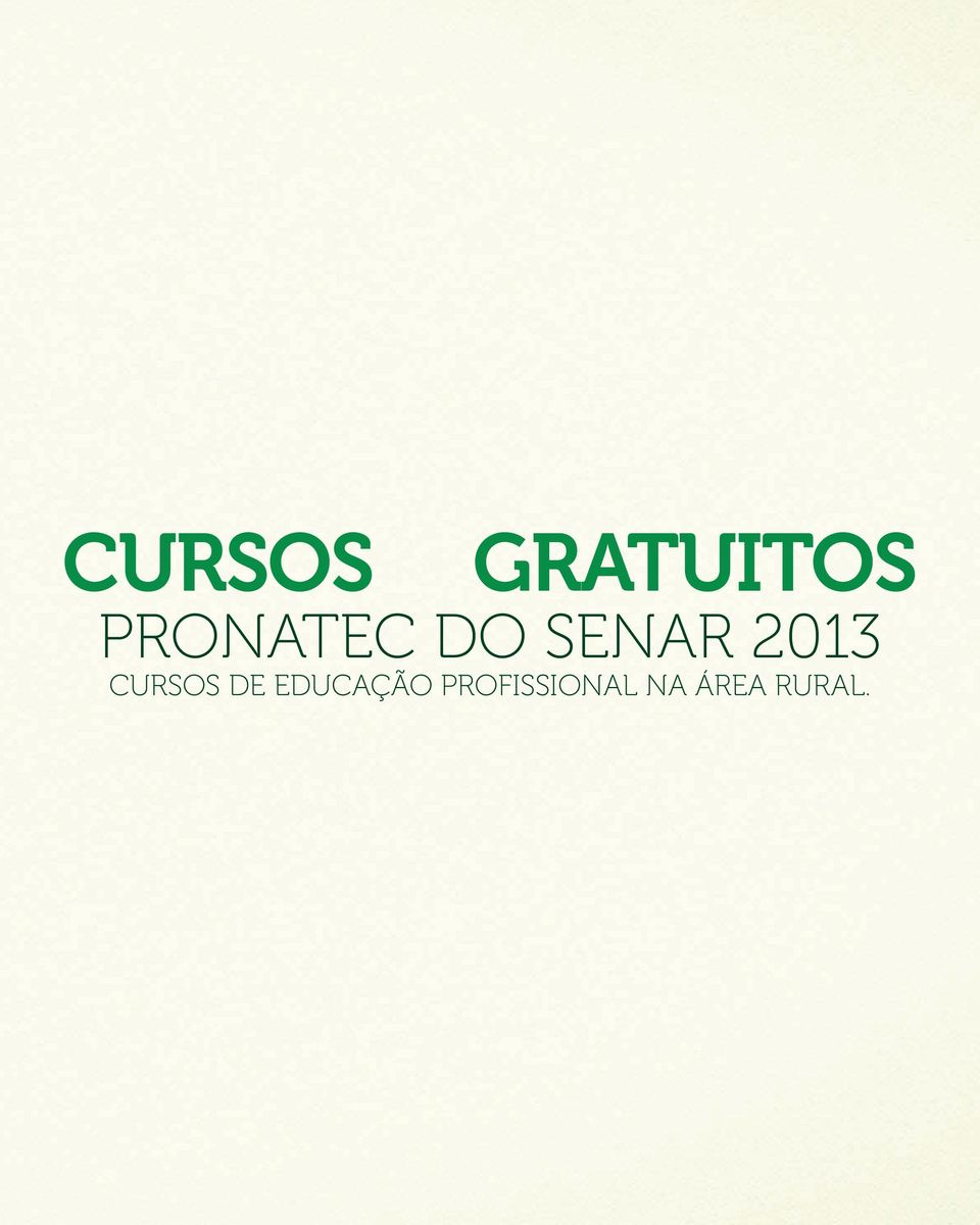 2013 CURSOS DE