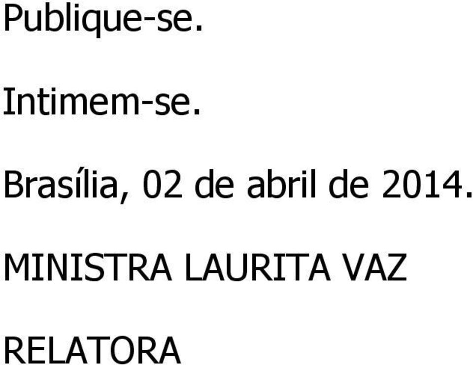 Brasília, 02 de abril