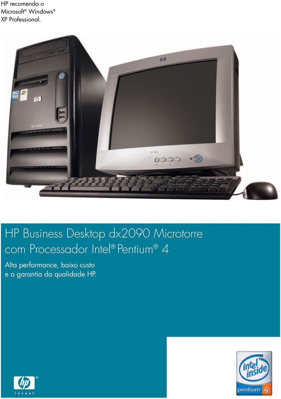 HP Business Desktop dx2090 Microtorre com