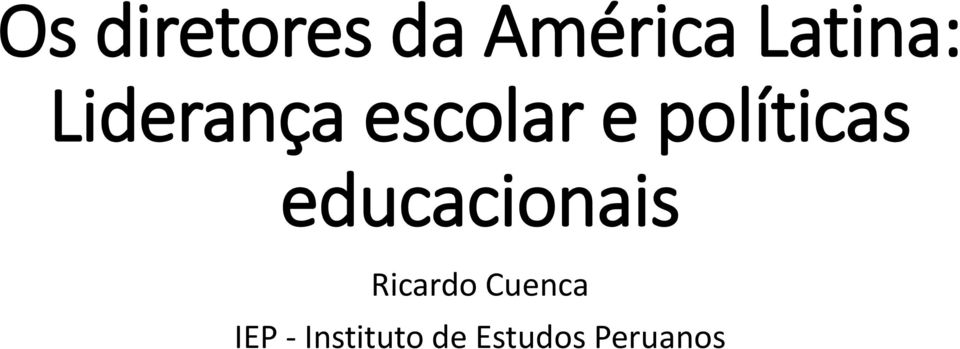 educacionais Ricardo Cuenca IEP