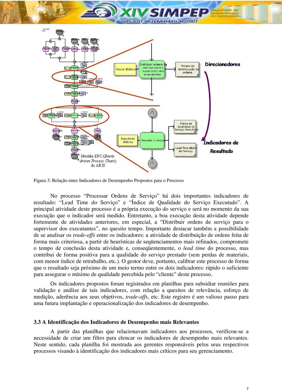 Entretanto, a boa execução desta atividade depende fortemente de atividades anteriores, em especial, a Distribuir ordens de serviço para o supervisor dos executantes, no quesito tempo.