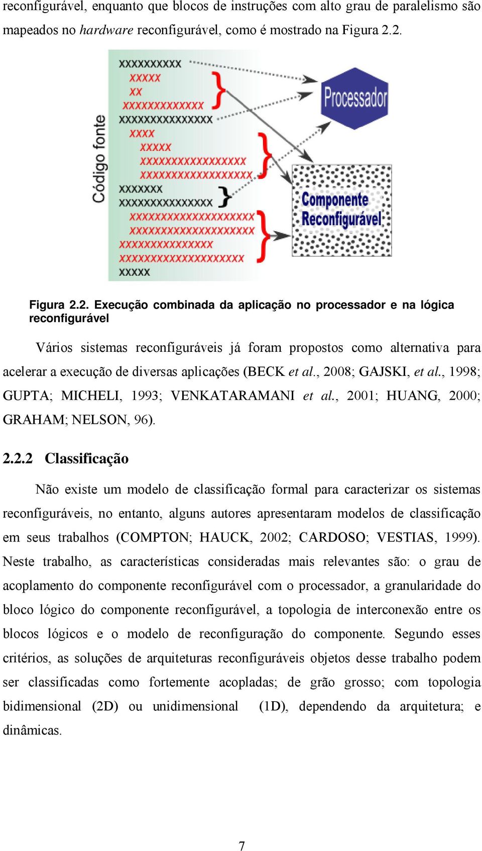 aplicações (BECK et al., 20