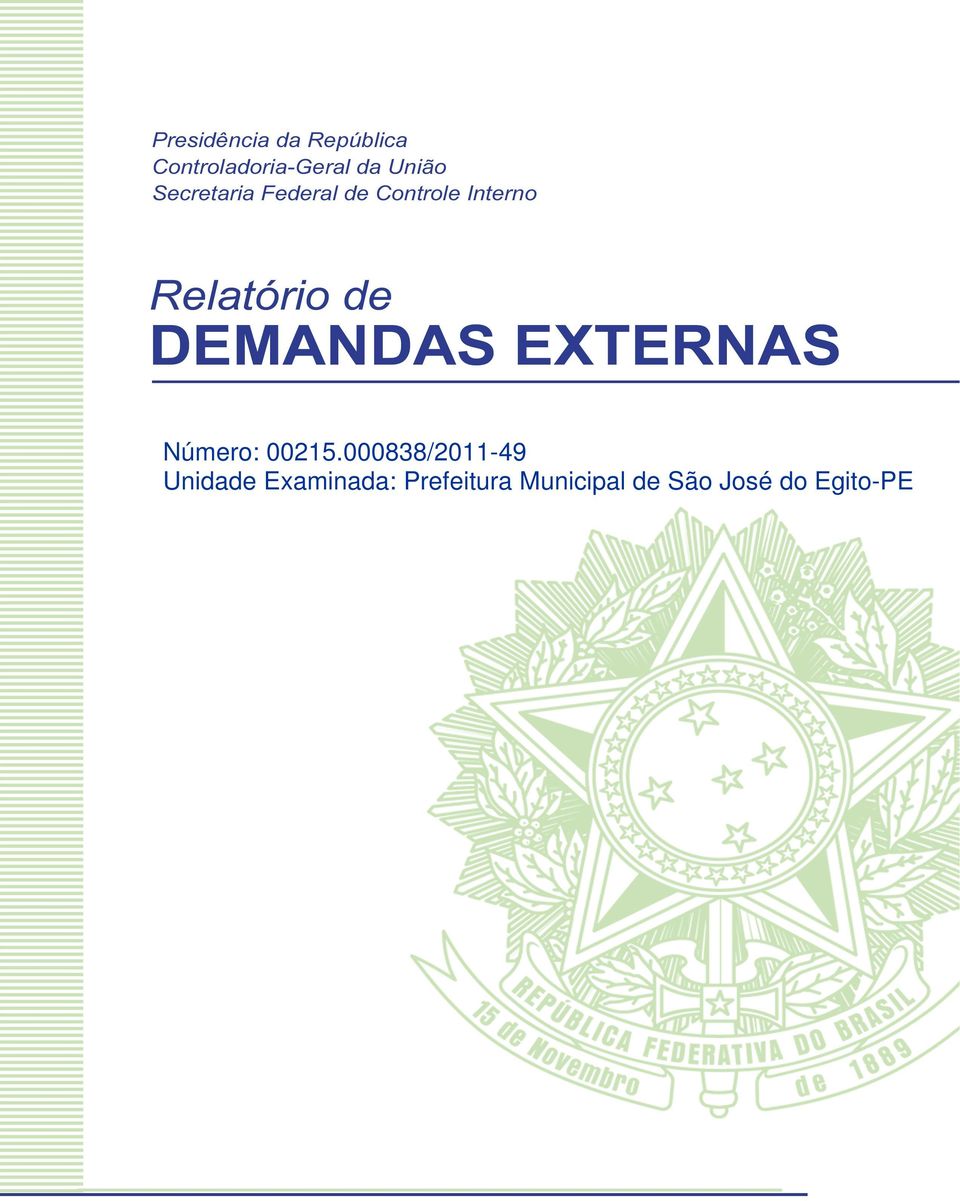 Examinada: Prefeitura