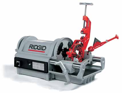 1224 de tubo: 1 /4-4 Roscadora eléctrica Roscagem Vareta: 6-52 mm até 30 RC Indicado para utilizar com os ranhuradores de rolete RIDGID 918 : 1,1 kw, monofásico, 50 Hz de tipo indução.