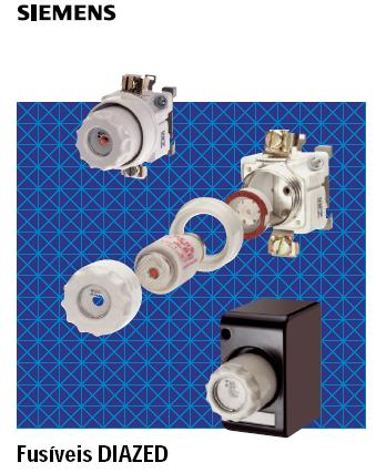 Os fusíveis DIAZED são utilizados na proteção de curto-circuito em instalações elétricas residenciais,