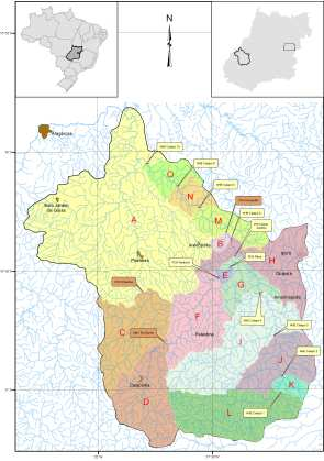 O mesmo é verdadeiro para as demais subpopulações que serão criadas a partir da subpopulação G e A, restando muito pouco do que era o rio Caiapó, abaixo da foz do rio Piranhas.