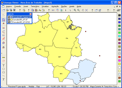 O mapa deverá estar como na Figura 32.