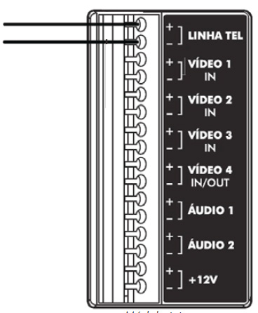 4. Pressione a tecla para encerrar/confirmar. As teclas, e param de piscar e será emitido um bipe de confirmação. Obs.: VÍDEO4 vem de fábrica como entrada de vídeo. 9.