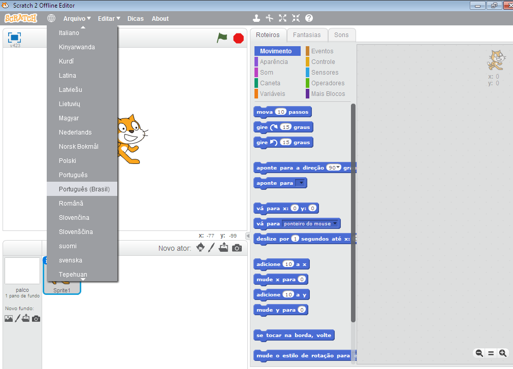3 1 INTRODUÇÃO AO SCRATCH Scratch é uma nova linguagem de programação que permite a criação de histórias, animações, jogos e outras produções.