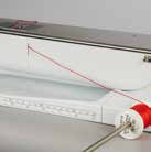 Pontos Decorativos Nervuras Calcador de nervura (acessório opcional) No. 30 (3 ranhuras) = 4 mm agulha dupla: para tecidos pesados No.