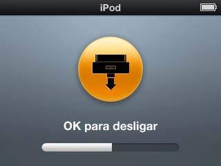 Para ejectar o ipod classic: m Clique no botão de ejectar (C) junto ao ipod classic na lista de periféricos, na lista de origens do itunes.