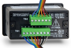 Modelo T Família GC 2009 Microcontrolado Indicador Controlador Digital de Temperatura 1/8 DIN - 98 x 50mm Destaques Sinais de Entrada - Termopares tipos T, J, K, R, S, Te r m o r e s i s t ê n c i a