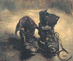 A POÉTICA DO CIBERESPAÇO: ENTRELAÇAMENTO DE DIFERENTES LINGUAGENS Um Par de Sapatos de Van Gogh Fonte: Óleo sobre tela. 37,5 x 45 cm. 1885. Van Gogh Museum, Amesterdã, Vincent van Gogh Foundation.