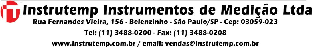 TP-K02: Disponível para medições de temperatura de líquidos, gel ou ar. TP-K03: Disponível para medições de superficies planas ou curvas. 7.