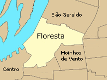 ÁREA 1-1 Bairro Floresta O bairro pertence à Região de Orçamento Participativo 1 / Centro. Tem 15.493 habitantes, representando 1,14% da população do município.
