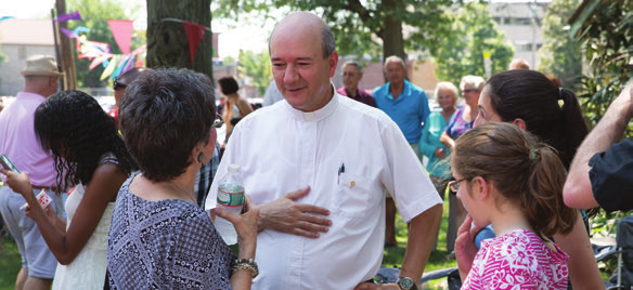 Meet Fr. Paco Bringing Together the Parish Family Good news. Good works. Good faith. Boston Priests. There for us.