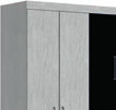 CLASSIC PLUS 04600605 Roupeiro Classic Plus 6 portas 5 gavetas Classic Plus Wardrobe 6 doors 5 drawers Ropero Classic Plus 6 puertas 5 cajones 1 gaveta com chave e tambor de aço 1 drawer with steel