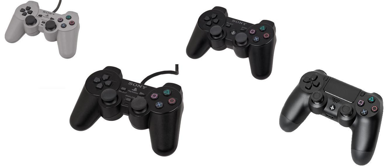 9 através do movimento deste por parte de quem está jogando (PS Move da Sony e Wii TM da Nintendo ). Figura 11 - Controles Sony PlayStation Dualshock.