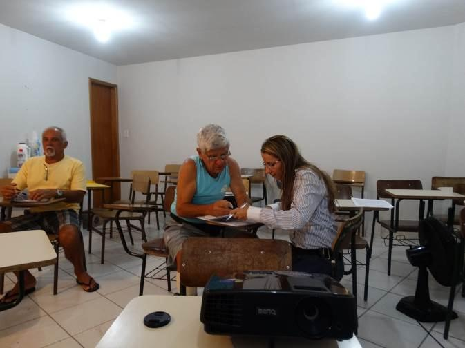 Local: Escola Municipal do Taquaril Número de produtores atingidos: 61 Realização e agendamento de cadastros CAR/CNARH nos distritos de Taquaril e Brejal, Petrópolis; Atender