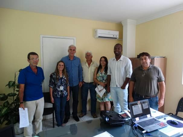 Figura 13: Reunião de formalização de parceria no município de Paraíba do Sul/RJ Figura